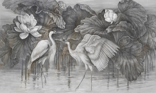 Rauv Harmony Heron Haze - mural w czaple