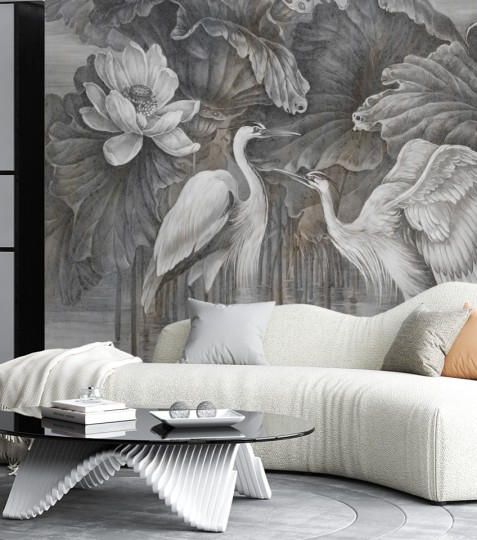 Rauv Harmony Heron Haze - mural w czaple