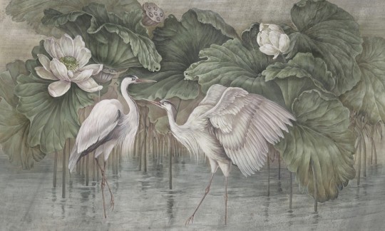 Rauv Harmony Heron Haze 3 - mural w czaple