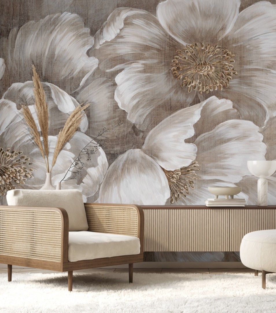 Rauv Harmony Flower Power - mural w duże kwiaty