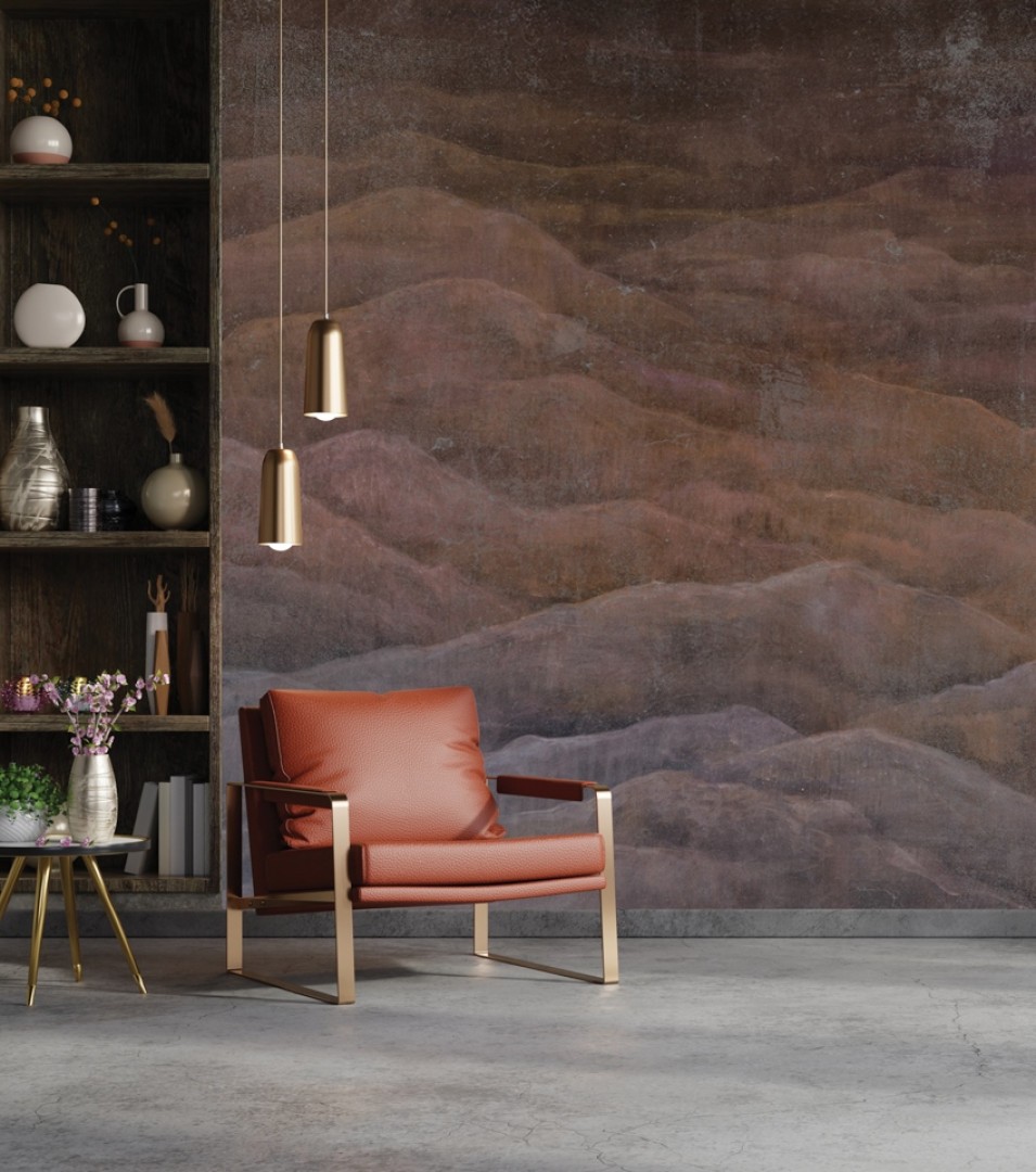 Rauv Harmony Peak Palette - mural w abstrakcyjny krajobraz górski