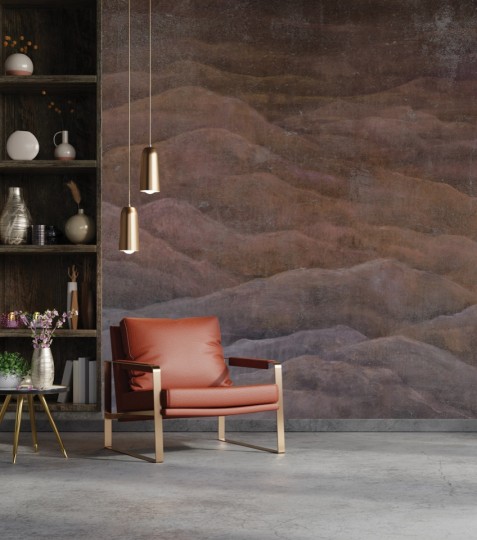 Rauv Harmony Peak Palette - mural w abstrakcyjny krajobraz górski