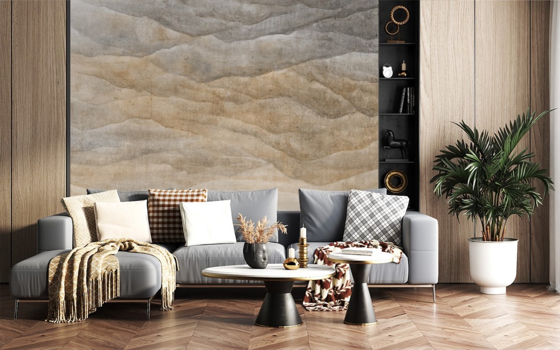 Rauv Harmony Peak Palette 2 - mural w abstrakcyjny krajobraz górski