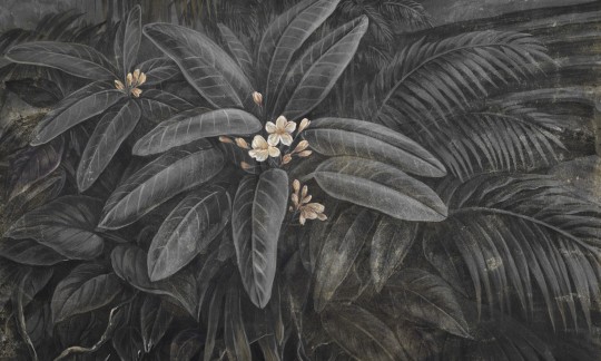 Rauv Harmony Gloom Bloom - mural w egzotyczne liście i kwiaty