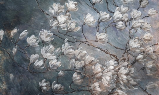 Rauv Harmony Blue Magnolia - mural w kwiaty magnolii
