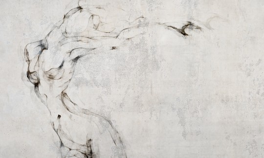 Rauv Harmony Concrete Nudes - mural w kobiecą sylwetkę na betonowym tle
