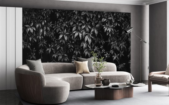 Rauv Harmony Opulent Oasis 3 - mural w rośliny na ciemnym tle