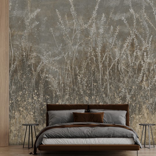 Rauv Mirage Golden Reeds - mural w polne rośliny