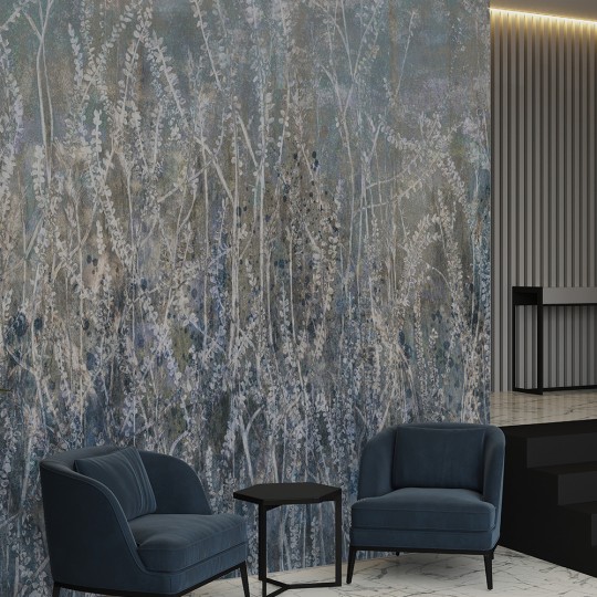 Rauv Mirage Golden Reeds 4 - mural w polne rośliny