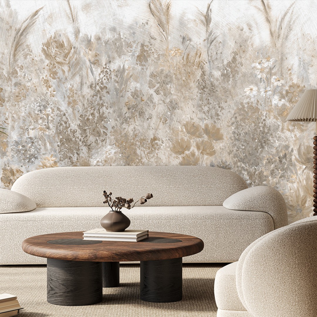 Rauv Mirage Passion Flowers 2 - mural w polne rośliny