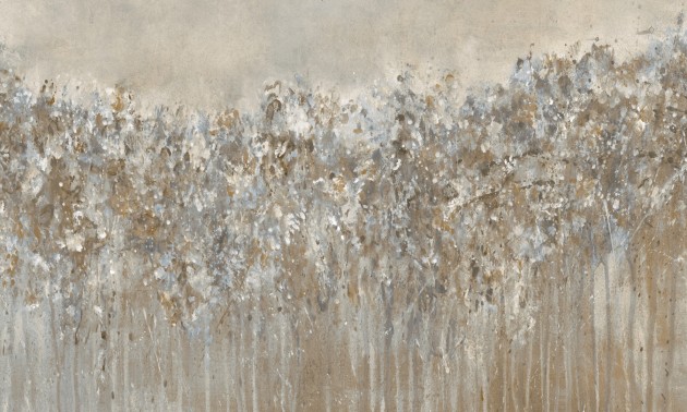 Rauv Mirage Spring Chaplet - mural w abstrakcyjne rośliny