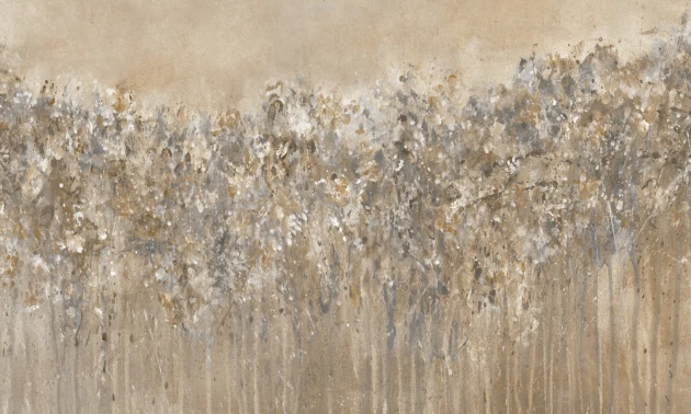 Rauv Mirage Spring Chaplet 2 - mural w abstrakcyjne rośliny