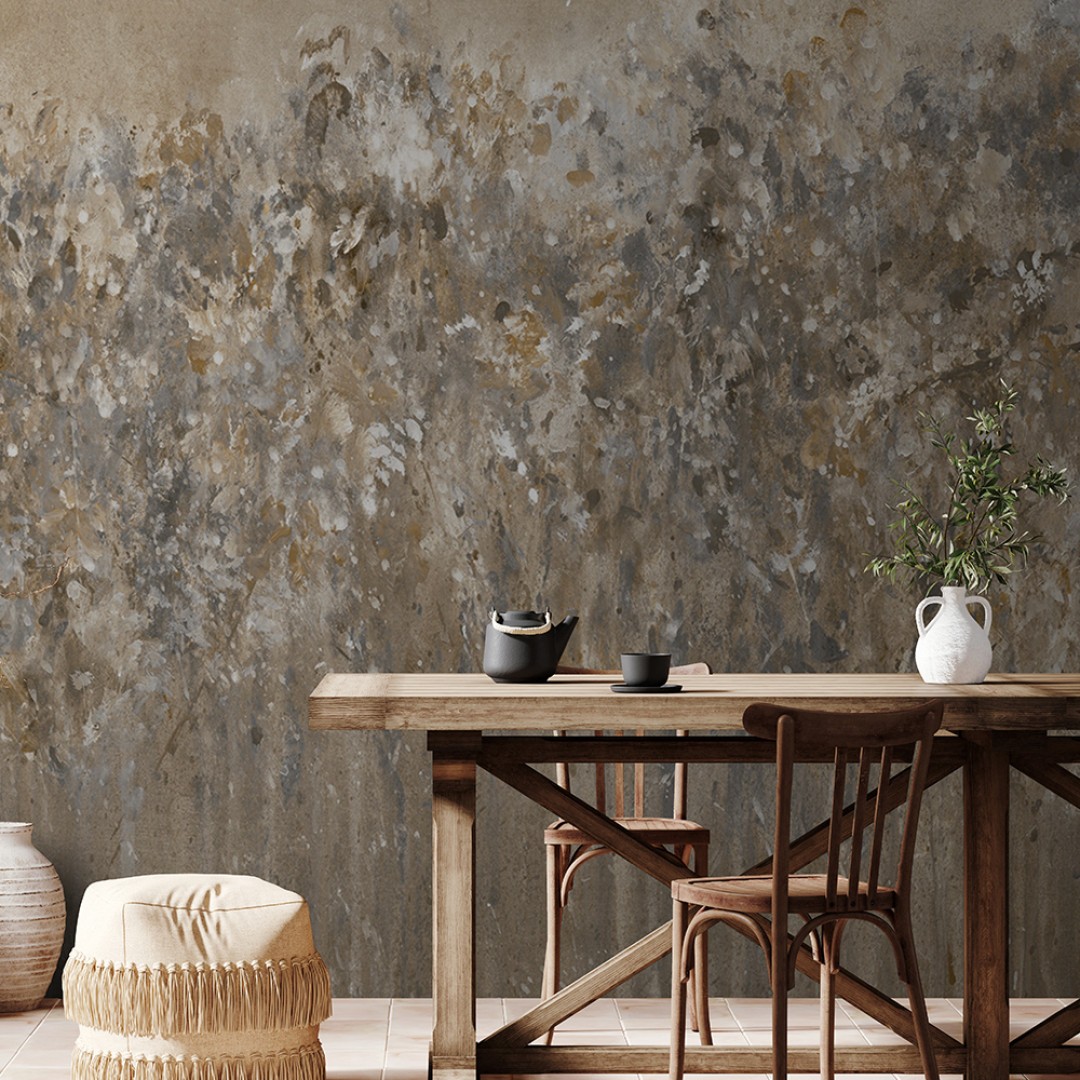 Rauv Mirage Spring Chaplet 2 - mural w abstrakcyjne rośliny