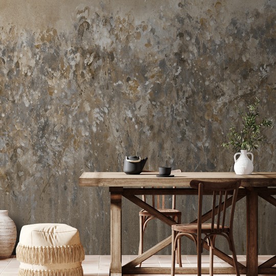 Rauv Mirage Spring Chaplet 2 - mural w abstrakcyjne rośliny