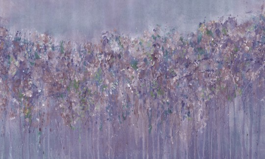 Rauv Mirage Spring Chaplet 3 - mural w abstrakcyjne rośliny