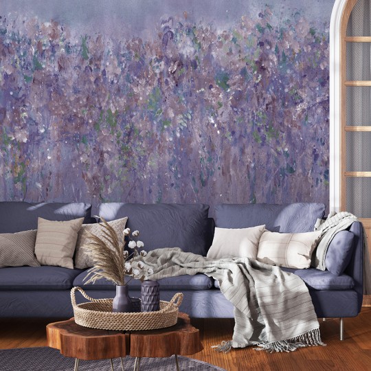 Rauv Mirage Spring Chaplet 3 - mural w abstrakcyjne rośliny