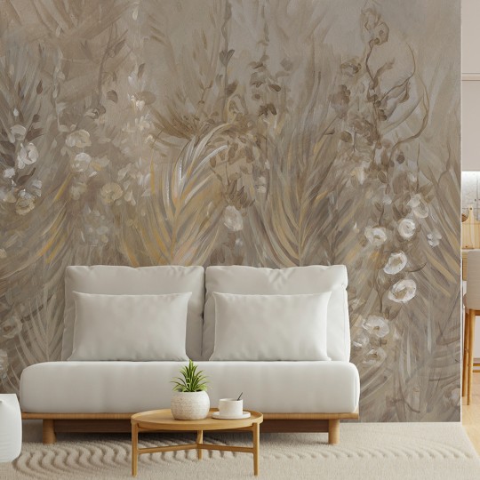 Rauv Mirage Hanging Garden 3 - mural w egzotyczne liście i kwiaty