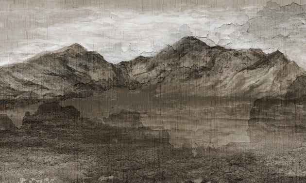 Rauv Mirage Bulky Peaks 2 - mural w górski krajobraz