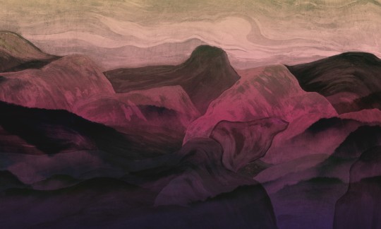 Rauv Mirage Stone Flow 2 - mural w górski krajobraz