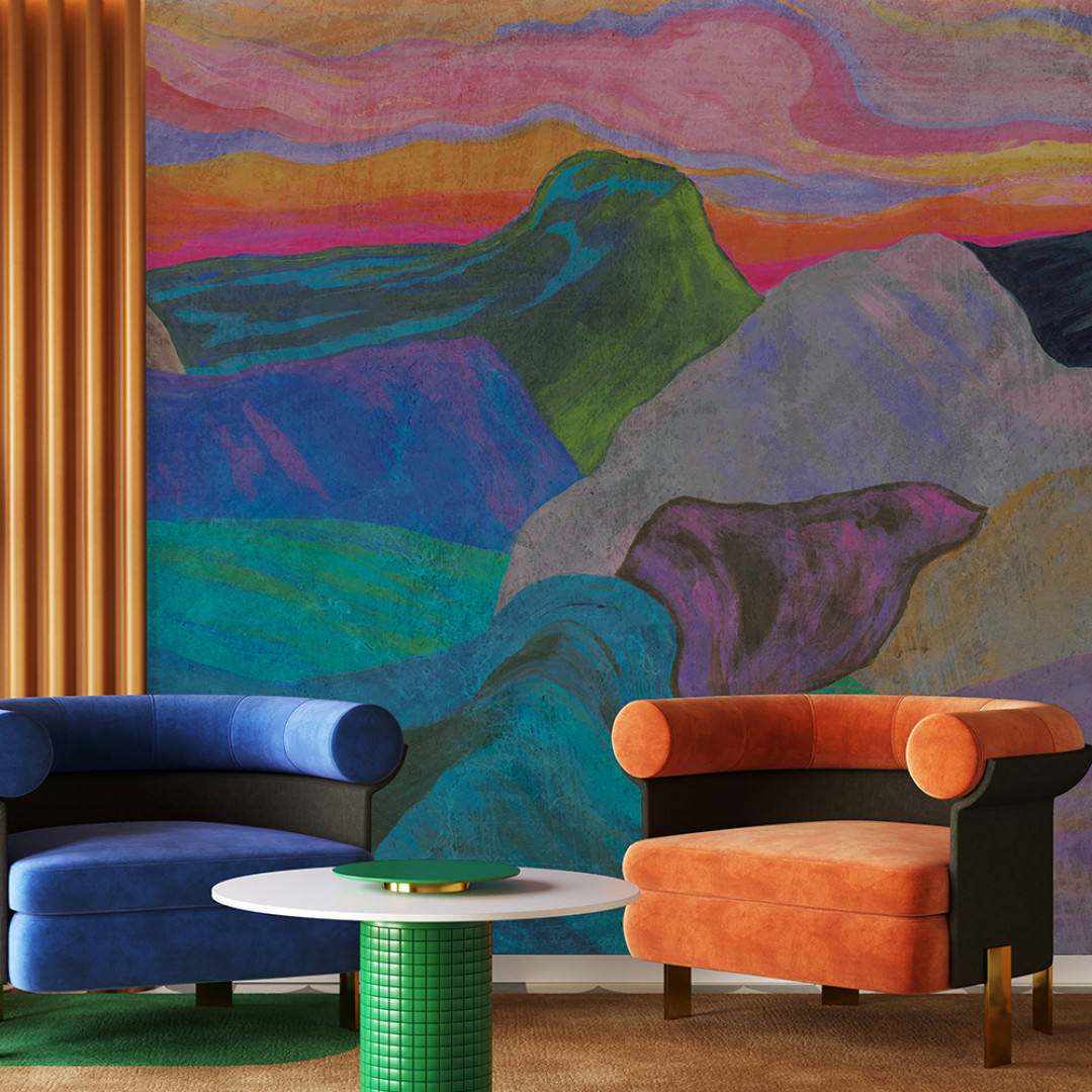 Rauv Mirage Stone Flow 4 - mural w górski krajobraz