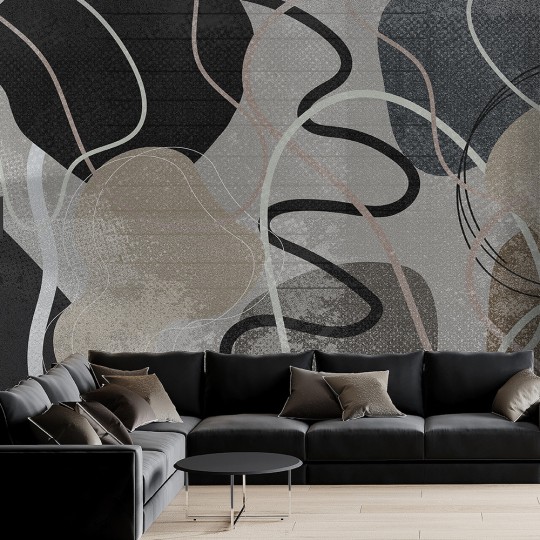 Rauv Mirage Fade Signal - mural w obłe kształty