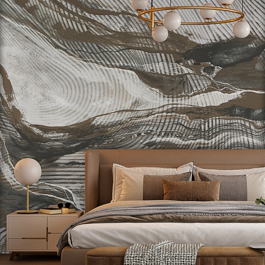 Rauv Mirage Wavy Lines - mural w abstrakcyjny wzór