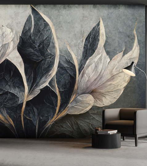 Rauv The First Fusion - mural w duży kwiat