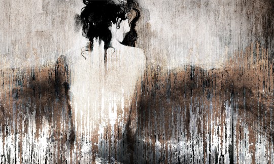 Rauv The First Anna - mural w kobiecą sylwetkę