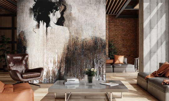 Rauv The First Anna - mural w kobiecą sylwetkę