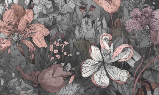 Rauv The First Bloosom - mural w kwiaty