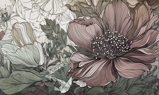 Rauv The First Floral dances - mural w kwiaty