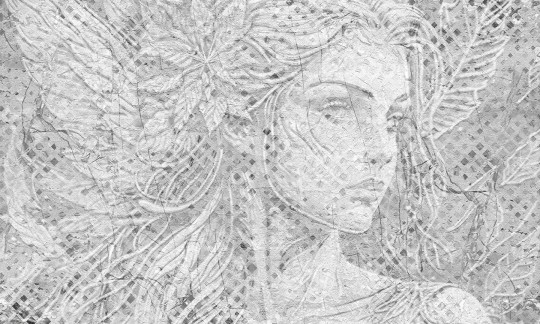 Rauv The First Chiseled Serenity - mural w kobiecą twarz