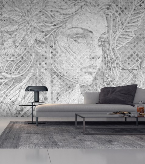 Rauv The First Chiseled Serenity - mural w kobiecą twarz