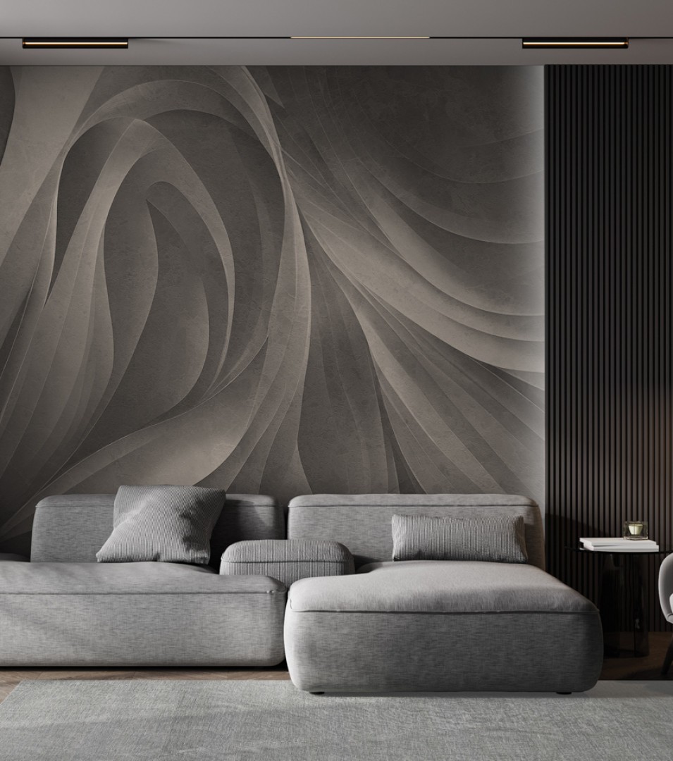 Rauv The First Aaron - mural w abstrakcyjny wzór