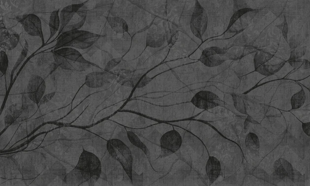 Rauv The First Tangled Limbs - mural w liście i gałęzie