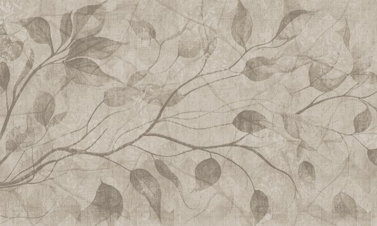 Rauv The First Tangled Limbs 2 - mural w liście i gałęzie