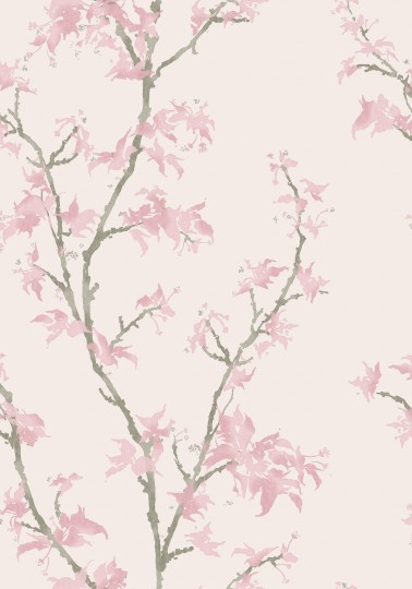 Cole & Son 128/3015 Classics Collection Vol. II Chinese Branch Blossom Pink - tapeta w gałęzie