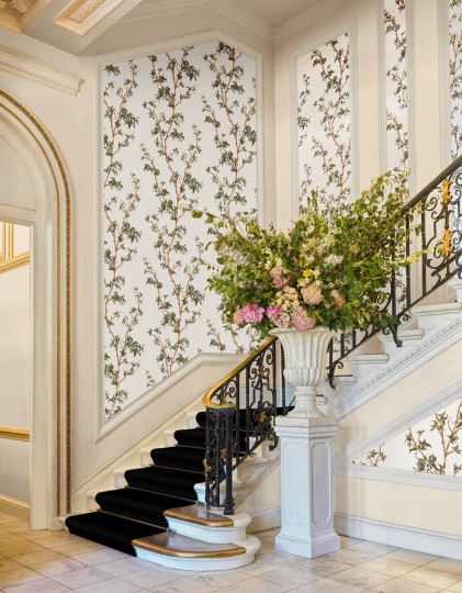 Cole & Son 128/3015 Classics Collection Vol. II Chinese Branch Blossom Pink - tapeta w gałęzie