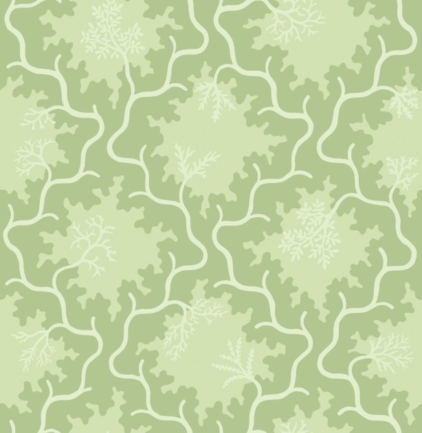 Cole & Son 128/4022 Classics Collection Vol. II Moss Trellis Matcha and Pistachio Green - tapeta w abstrakcyjne gałęzie