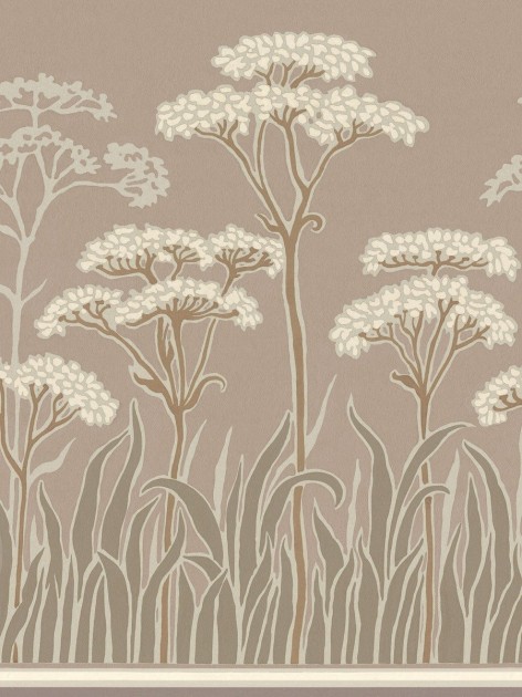 Boras Tapeter 9692W Château Collection Achillée Art Nouveau Pink - mural w kwiaty krwawnika