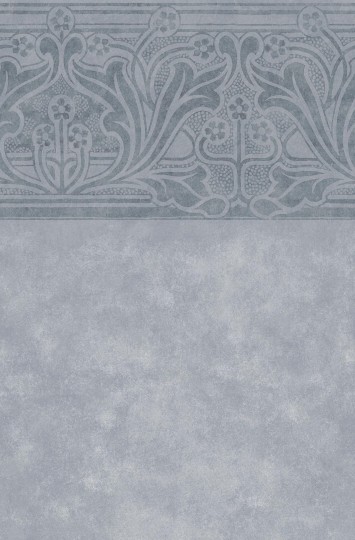 Boras Tapeter 9696W Château Collection Ornamento Blue - mural w ornamenty z efektem patyny