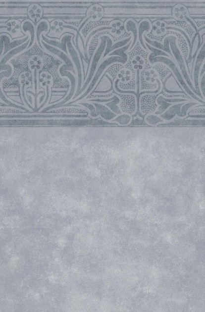 Boras Tapeter 9696W Château Collection Ornamento Blue - mural w ornamenty z efektem patyny