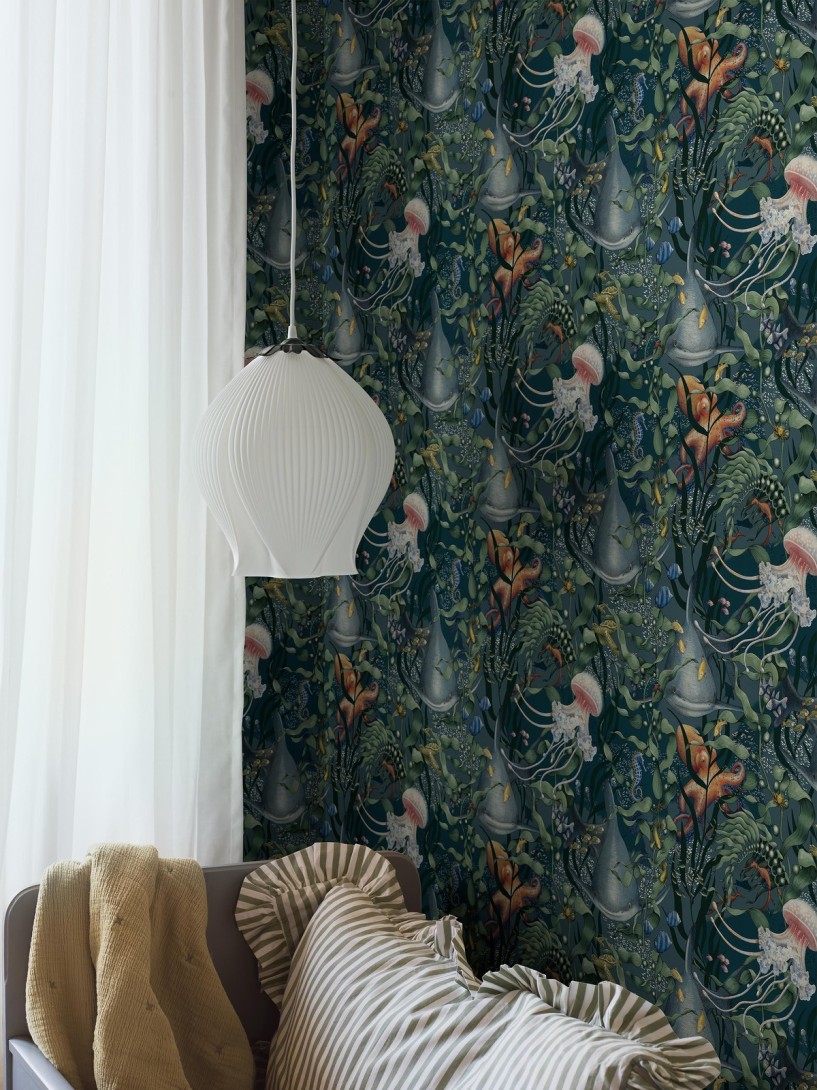 Boras Tapeter 8153 Fairyland Underwater Magic Multi - tapeta dziecięca w podwodny krajobraz