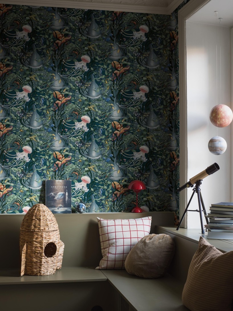 Boras Tapeter 8153 Fairyland Underwater Magic Multi - tapeta dziecięca w podwodny krajobraz