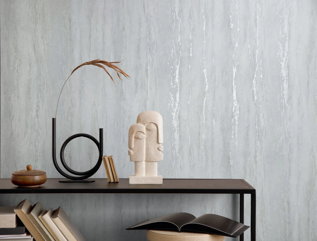 Marburg 35153 City Romance - tapeta imitująca drewno z metalicznymi akcentami