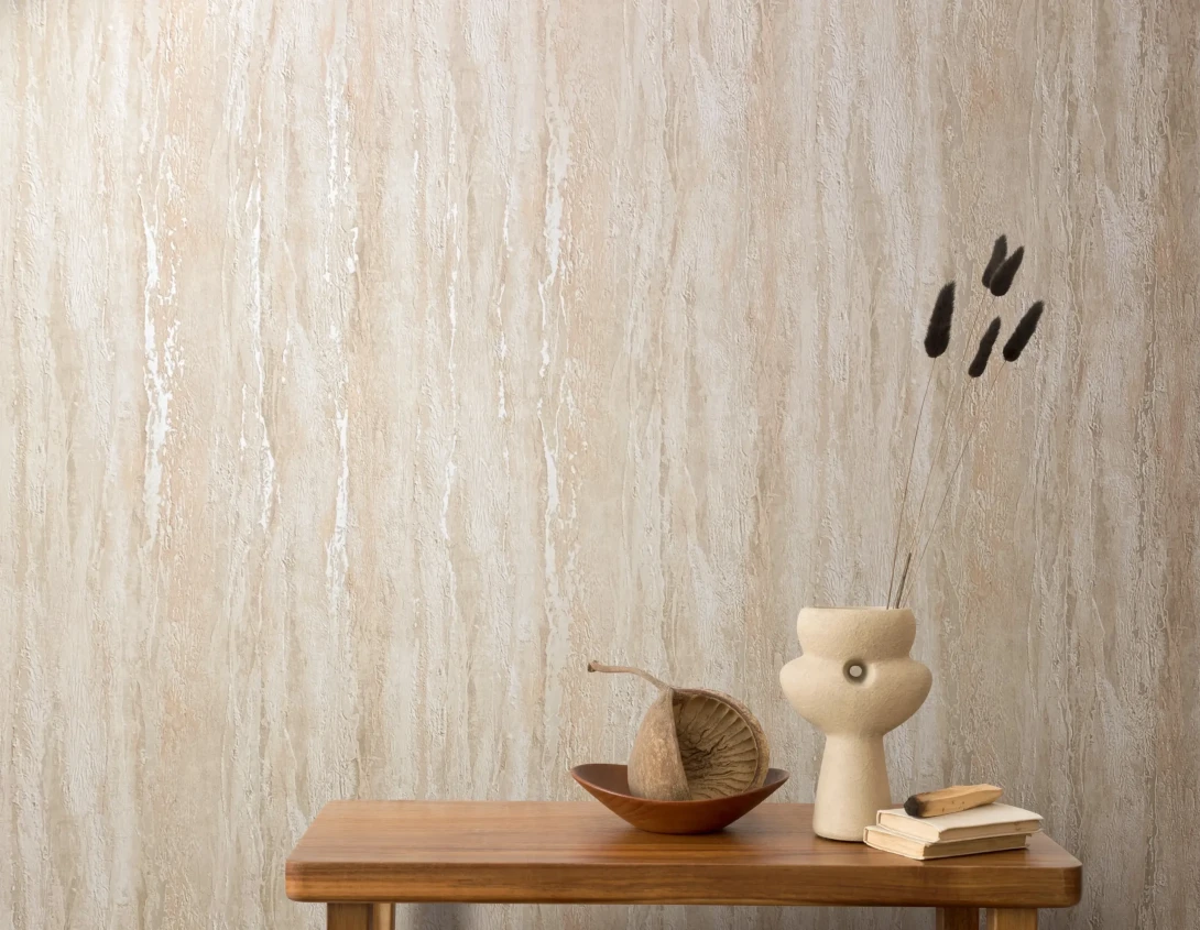 Marburg 35156 City Romance - tapeta imitująca drewno z metalicznymi akcentami