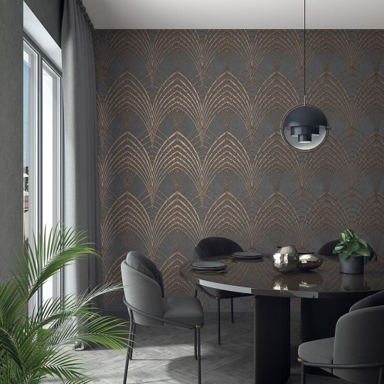 Marburg 32256 Modernista - tapeta w łuki w stylu art deco