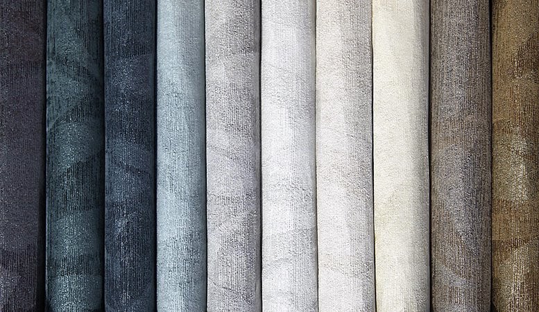Texam AB106 Ambient Takeh - tapeta imitująca tkaninę w liście