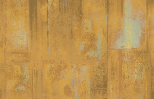 Texam ID504 ID Rusted - mural o patynowanym wzorze metalicznych prostokątów