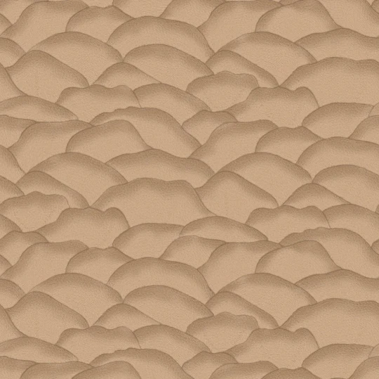 Casamance 76971426 Broderies Ondula Mordoré - tapeta imitująca materiał